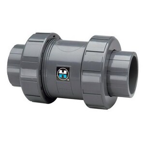 4 in. Plastic and Synthetic Rubber Threaded Ball Check Valve HTC1400TE at Pollardwater