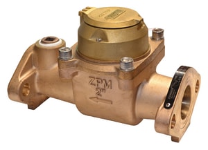 zenner turbine gallons meter bronze direct read pollardwater