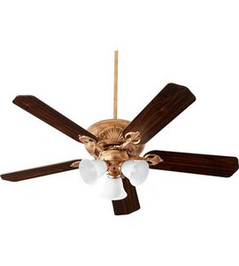 Quorum International Chateaux 52 In 5 Blade Ceiling Fan With