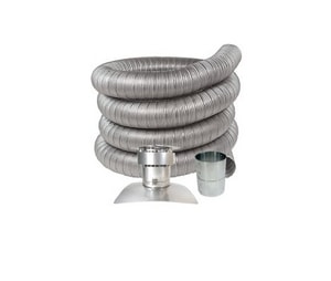 Z Flex 5 In X 35 Ft Stainless Steel Oil Chimney Liner Kit 02oilkit0535 Ferguson