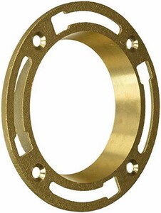 Wal Rich 4 In Deep Brass Floor Flange 1350002 Ferguson