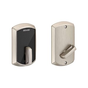 Schlage Lock Smart Control Door Lock With Accent Lever In Aged