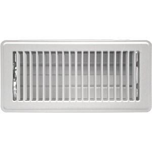 Accord Ventilation Products 10 In Floor Register In White Steel