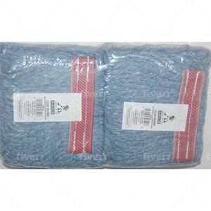 Abco Small Size Blended Cotton, Rayon and Synthetic Loop End Mop in Blue (Pack of 2) ACLM303SBFE at Pollardwater