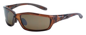 Crossfire Infinity Premium Safety Eyewear with HD Brown Mirror RAD2117 at Pollardwater