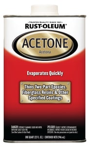 Rust-Oleum® 1 qt. Acetone R248667 at Pollardwater