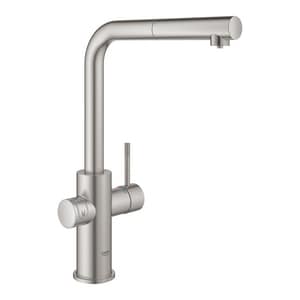 GROHE Blue Professional Single Handle Pull Down Kitchen Faucet in Infinity™ - 31608DC2 - Ferguson