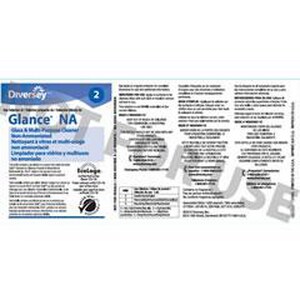 Diversey Product Label for #2 Glance® Glass and Multi-Purpose Cleaners - LBL90932 - Ferguson
