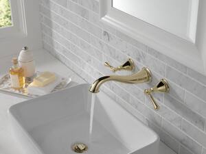 Delta Faucet Cassidy Two Handle Widespread Bathroom Sink Faucet