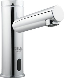 Delta Faucet Teck No Handle Sensor Bathroom Sink Faucet In