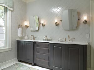 Brizo Charlotte Two Handle Widespread Bathroom Sink Faucet In