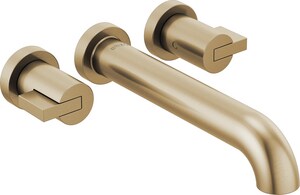 Brizo Litze Wall Mount Filler In Luxe Gold Trim Only T70435