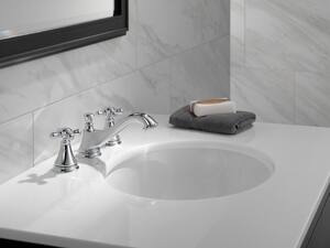 Delta Faucet Cassidy Two Handle Widespread Bathroom Sink Faucet