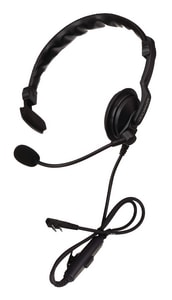 Kenwood Single Muff Headset in Black KKHS7A at Pollardwater