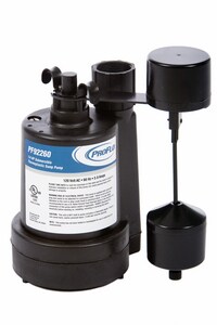 PROFLO® 1/4 HP 120V Thermoplastic Submersible Sump Pump PF92260 at Pollardwater