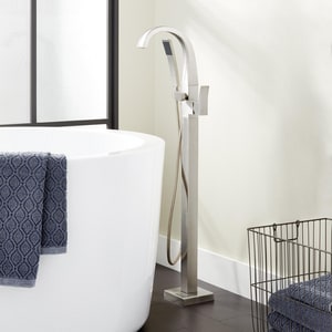 Signature Hardware Vilamonte 1 8 Gpm Floor Mount Tub Filler Faucet