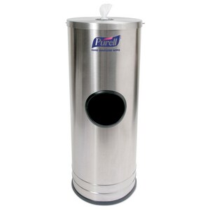 PURELL® Stainless Steel Stand with Trash G9115DS1C at Pollardwater