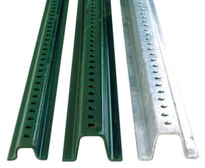 Accuform Standard Weight Green Finish U-Channel Post 8 ft. Steel AHSP108 at Pollardwater