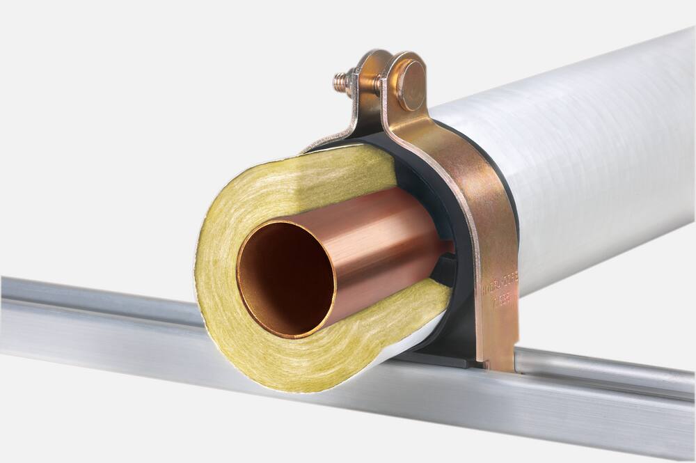 <strong>Figure 7899</strong><br />2 in. Wall Kloshure Clamp Insulation Coupling (Fiberglass Insulation)