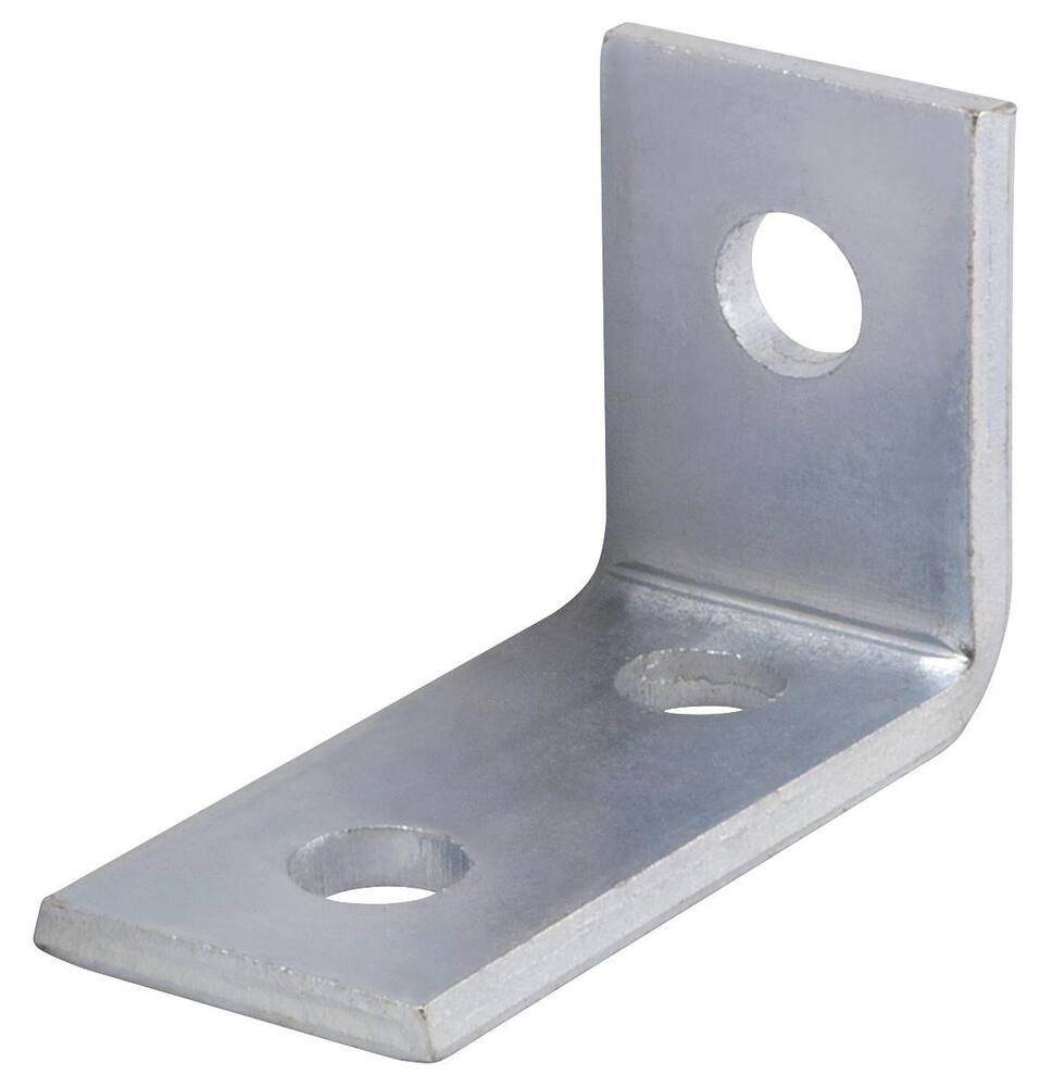 <strong>Figure 7843</strong><br />Electrogalvanized 3-Hole 3-Way Corner Angle Fitting