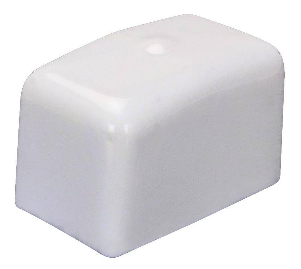 <strong>Figure 7830W</strong><br />PVC 1-5/8 x 13/16 Strut Channel End Cap (White)