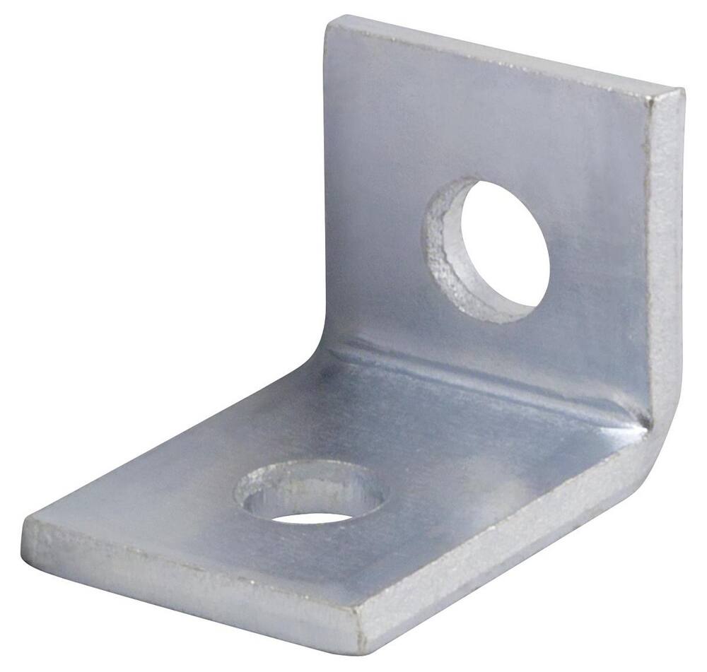 <strong>Figure 784237</strong><br />Electrogalvanized 2-Hole Cross Corner Angle Fitting