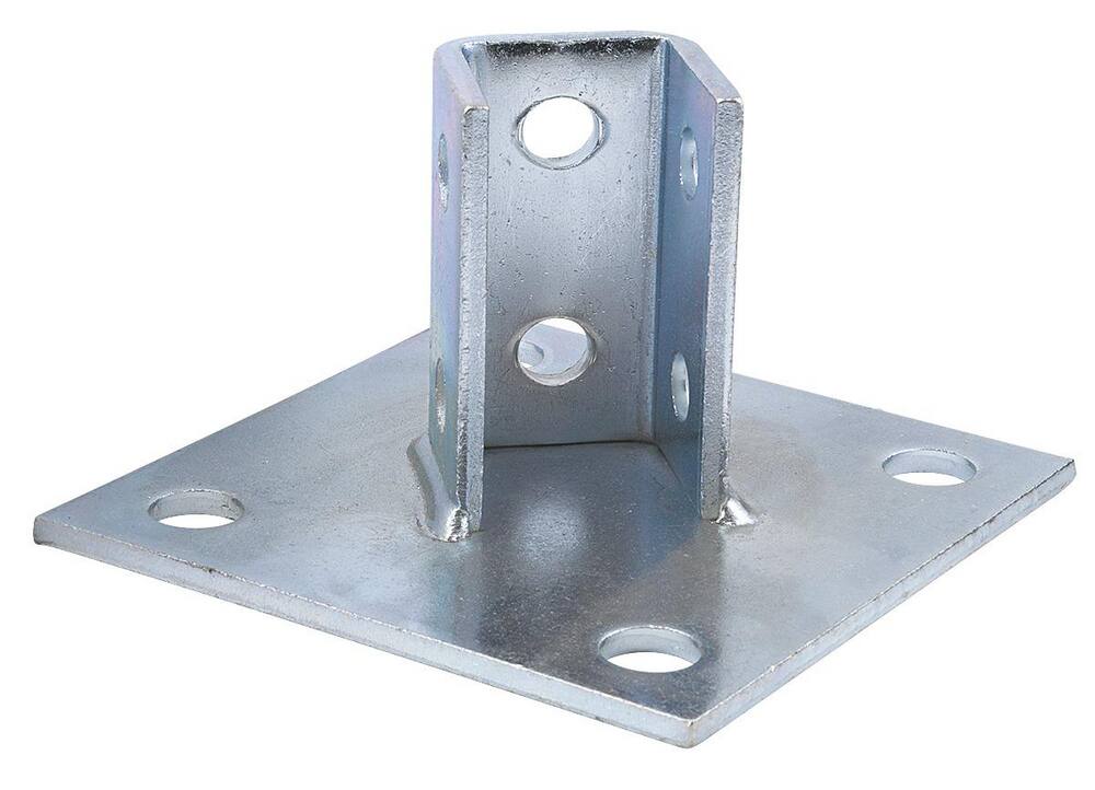 <strong>Figure 7852</strong><br />Electrogalvanized 4-Hole Angle Post Base