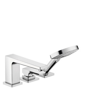 Hansgrohe Metropol 1 75 Gpm 3 Hole Deck Mount Widespread Roman Tub