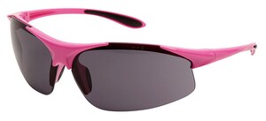 ERB Safety Girl Power at Work® Polycarbonate and Nylon Pink Safety Glass with Grey and Anti-fog Lens E18621 at Pollardwater