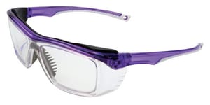 ERB Safety Girl Power at Work® Plastic Safety Glass with Purple Frame and Clear Lens E15350 at Pollardwater