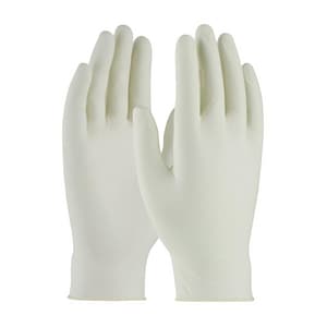 Botsing Afgeschaft palm Ambi-dex® Repel M Size Disposable Latex Gloves in White (100 per Box) -  62-322/M - Ferguson