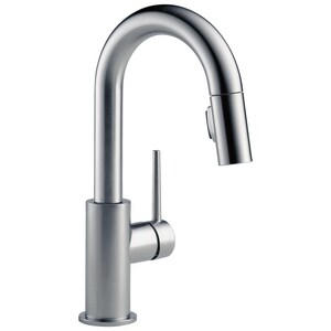 Delta Faucet Trinsic Single Lever Handle Bar Faucet In Arctic