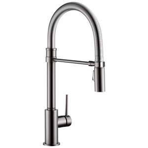 Delta Faucet Trinsic Single Handle Pull Down Kitchen Faucet In