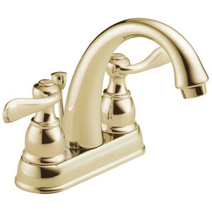 Delta Faucet Windemere Two Handle Centerset Bathroom Sink Faucet