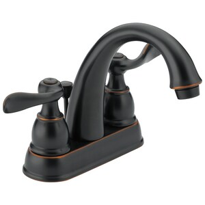 Windemere® Two Handle Centerset Bathroom Sink Faucet with Pop-Up Drain  Assembly in Oil Rubbed Bronze