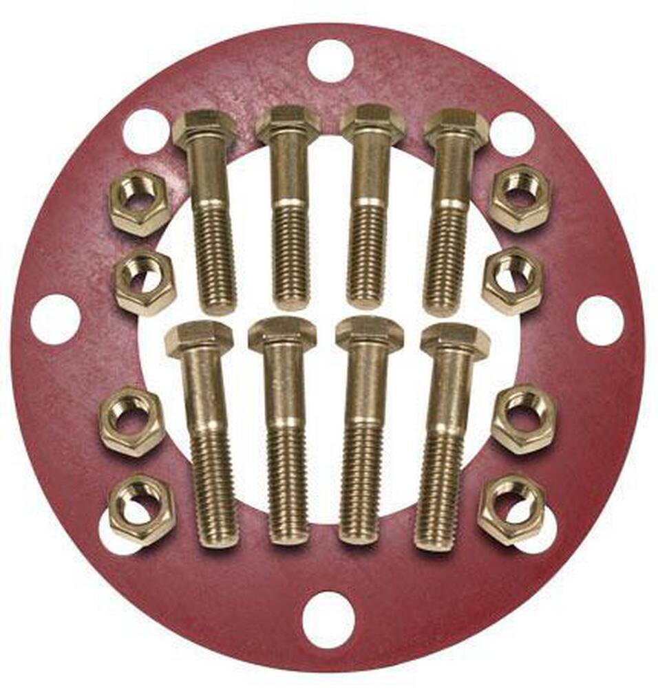 <strong>Figure NBG-R-SS</strong><br />150# Red Rubber 304SS Nut, Bolt & Full Face Gasket Kit