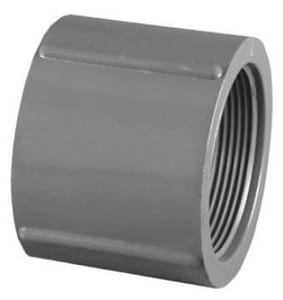 1 in. PVC Schedule 80 Threaded Coupling P80TCG at Pollardwater