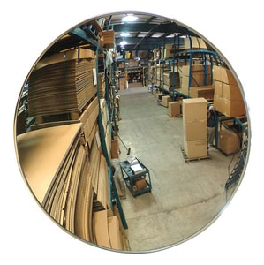 Accuform Convex 18 in. Acrylic and Glass Convex Safety Mirror APRM218 at Pollardwater