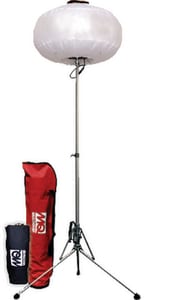 Multiquip GloBug 38000 Lumens 300 Watt 10 ft. 3-Stage LED Balloon Diffused Light with Tripod Stand MGB3LED at Pollardwater