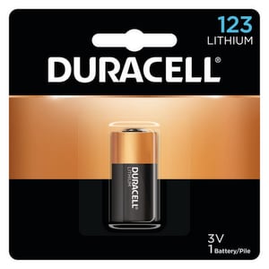 Duracell 3V CR123A Lithium Battery