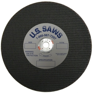 U.S.SAWS Chesterfield 12 in. Aluminum Oxide and Silicon Carbide Circular Saw Blade UMA35125 at Pollardwater