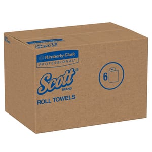 Scott® 800 ft. 8 in. Hard Roll Towel Brown (Case of 12) K04142 at Pollardwater