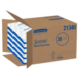Kimberly Clark Surpass® (Case of 30) Facial Tissue in White KIM21340 at Pollardwater