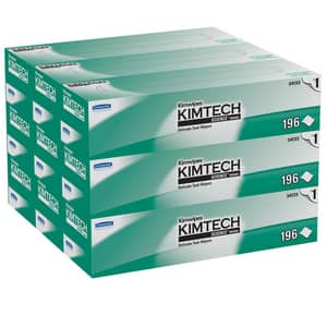 Kimtech™ Science™ 11-4/5 x 11-4/5 in. Paper Wiper in White (Case of 15) K34133 at Pollardwater