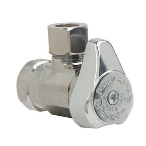 ferguson brasscraft plated valve angle chrome supply stop series