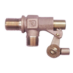 Watts Series 500 3-1/2 x 1/2 in. Bronze Male Threaded Float Valve W500TOD at Pollardwater