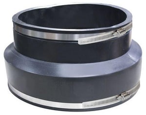 Fernco 1006 Series 10 in. Clamp Plastic Coupling with Stainless Steel Band F10061010 at Pollardwater