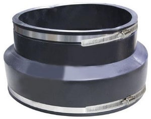 Fernco 1006 Series 8 in. Clamp Plastic Coupling with Stainless Steel Band F100688 at Pollardwater