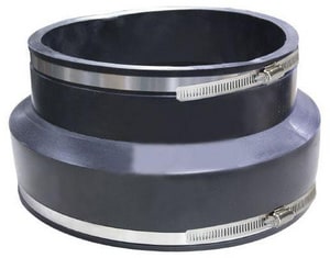 Fernco 1006 Series 15 in. Clamp Plastic Coupling with Stainless Steel Band F10061515 at Pollardwater