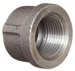3-1/2 in. Threaded 150# Black Malleable Iron Cap IBCAPN at Pollardwater